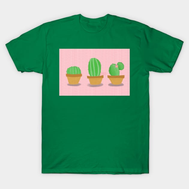 3 little cacti T-Shirt by Charlotsart